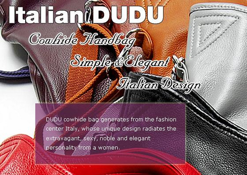 Итальянские сумки из натуральной кожи DUDU